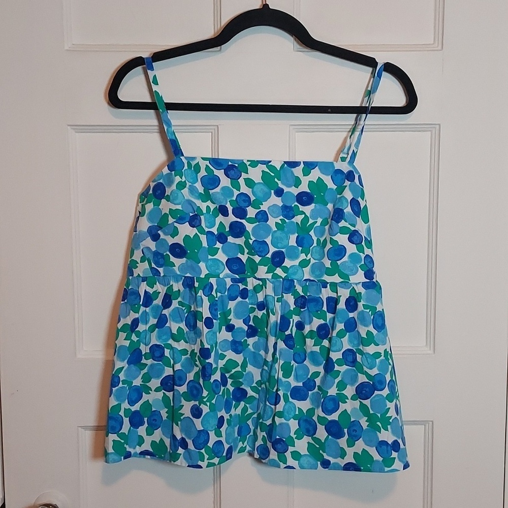 J.Crew Factory Tie Back Babydoll Top